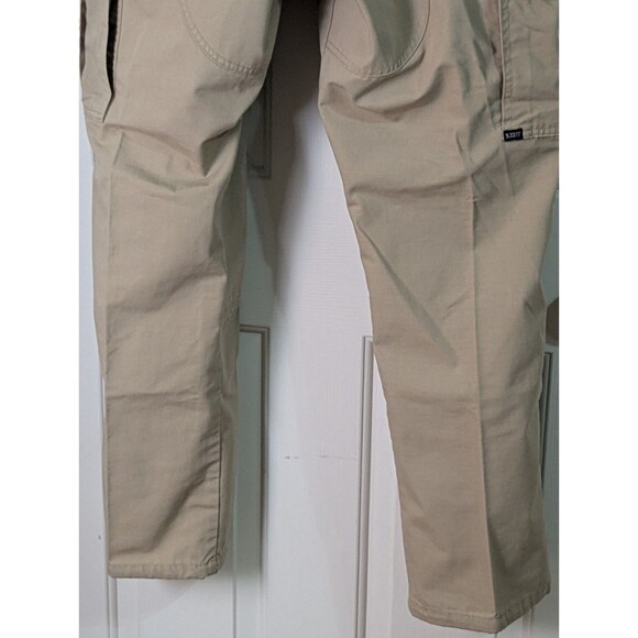 511 Tactical Cargo Pants Mens 32-35x Beige Ripstop Utility Workwear Performance - Picture 9 of 11
